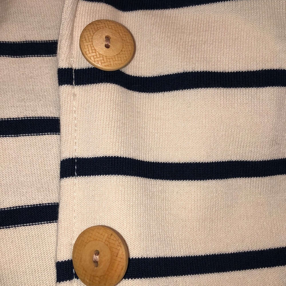 J. McLaughlin Blazer Cream+Navy (M) - Picture 6 of 9